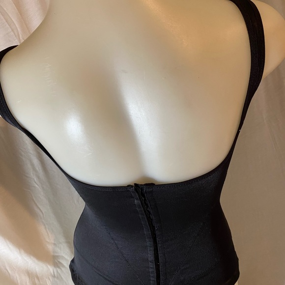 Body Shaper Black Size L Hook Eye Back Closure - Picture 2 of 4